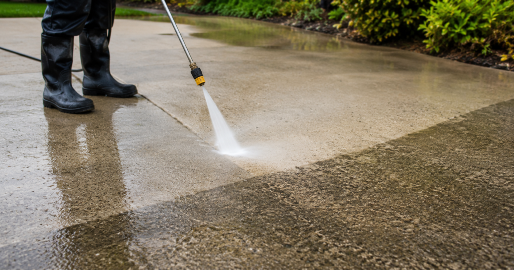 soft washing vs pressure washing